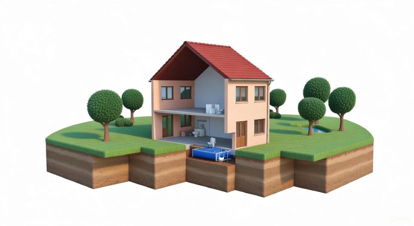 Waterzak in kruipruimte